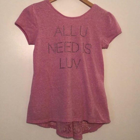 Arizona Jean Company Other - Girls Hi Low Short Sleeve Tee Shirt